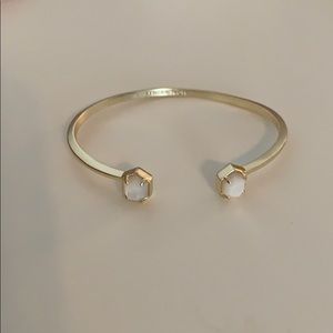 Kendra Scott Gold Teddy Bracelet in Ivory MOP